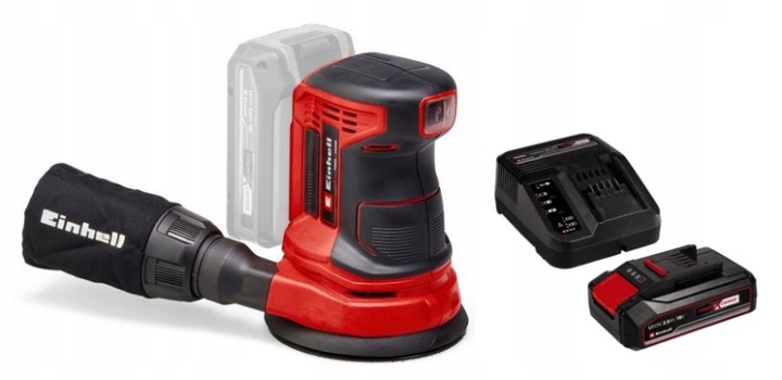 Einhell Excentrická Bruska Te-rs 18 Li Set 2,5AH