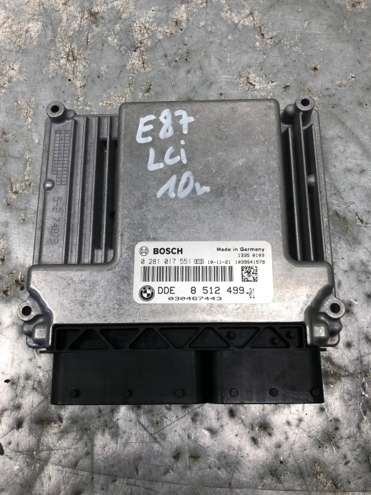 Computer DES MOTORS 2.0D N47D20C BMW E87 LCI 8512499