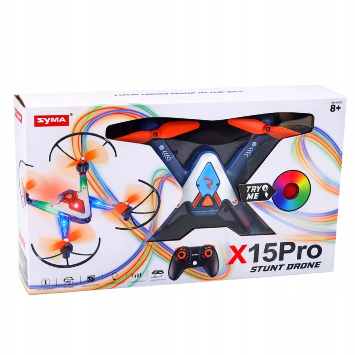 Оптичне Позиціонування Дрон Акробатичний X15 PRO Трюковий Дистанційно Керований — фото 6