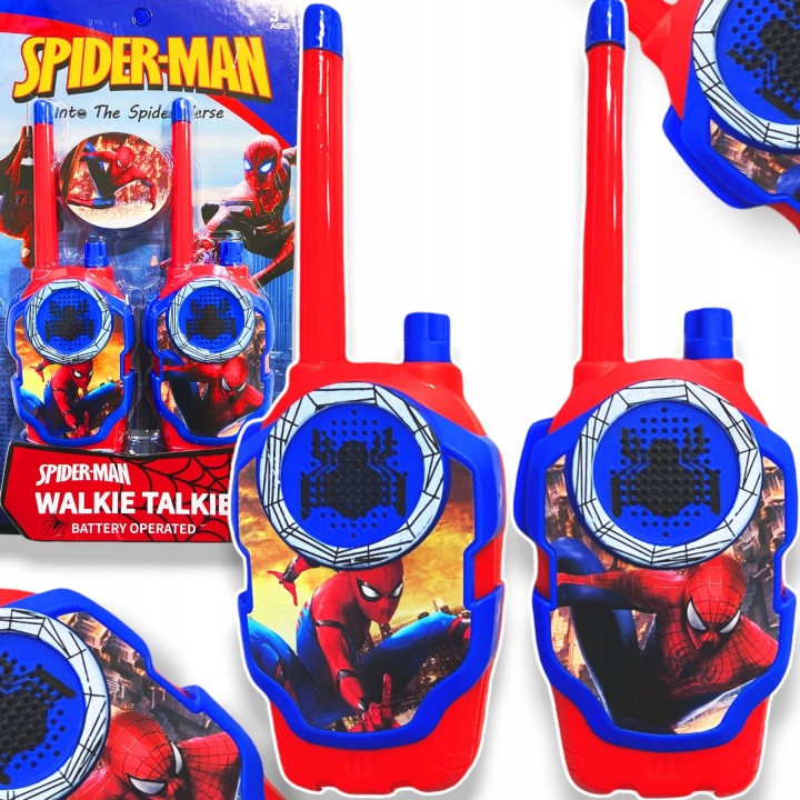 SPIDERMAN WALKIE TALKIE набір 2 шт. рація дві навушники комунікатор — фото 2