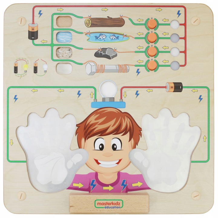 TABLICA MANIPULACYJNA EKSPERYMENT PRĄD MASTERKIDZ Bohater brak