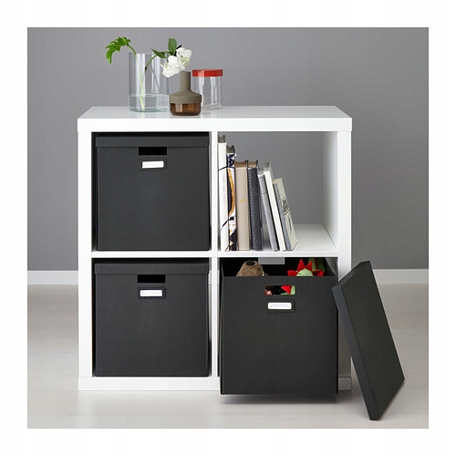 Стелаж IKEA Kallax 77 см x 77 см x 39 см білий — фото 5