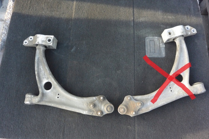 AUDI TT 8J arm front left front