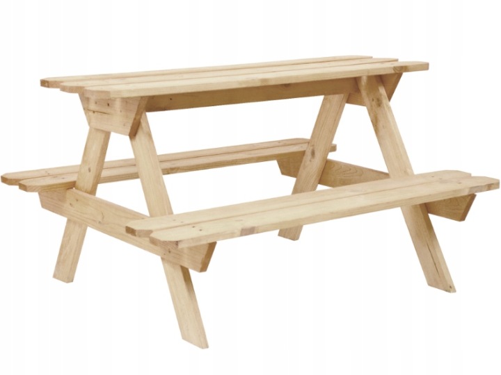Стіл Для пікніка дерев'яний Столик для Дітей садова лавка дерев'яна — фото 3
