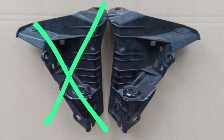 halter des kotflügels, der stoßstange links JAGUAR XJ X351 AW93-16291AC