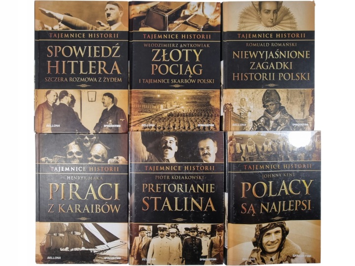 Zdjęcie egzemplarza: Tajemnice Historii 1-6 / DeAgostini