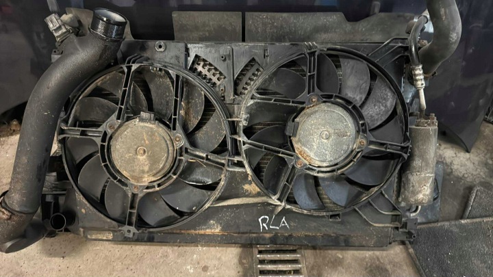 Komplet der Kühler z wentylatorem SAAB 9-3 II 93 1.8t 2.0t b207 manual