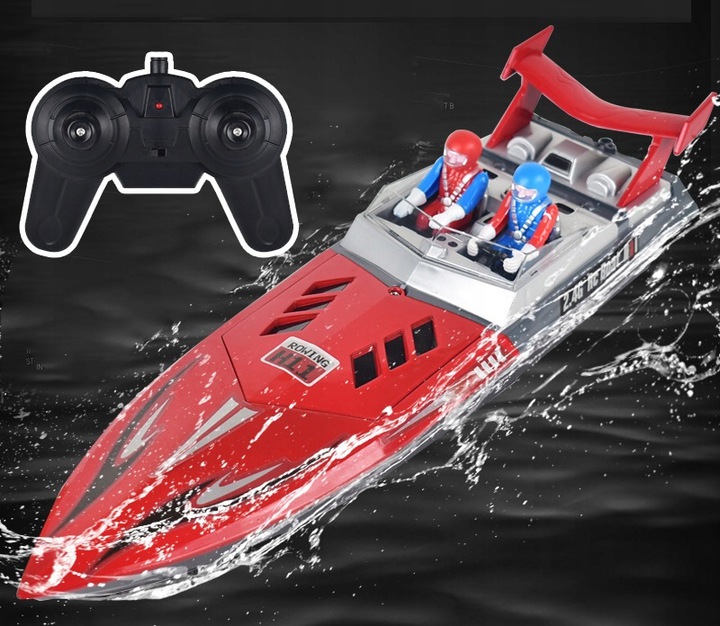MOTORBOAT BOAT REMOTE CONTROLLED BOAT RC + REMOTE CONTROL Material plastic
