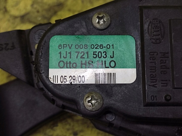 VW GOLF IV POTENCEHOMETR GAS PAED 1J1721503J 6