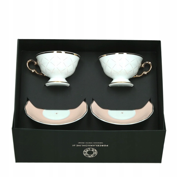 Aljaška Circus Pink Tea Cup Set Ćmielów