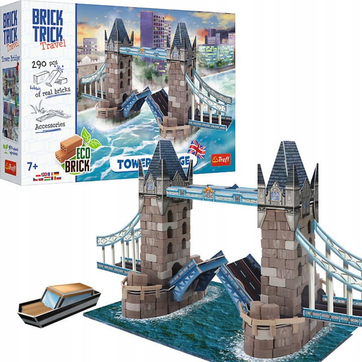 Цеглинка TRICK TOWER BRIDGE будуй з цеглини конструктор 290 деталей — фото 3