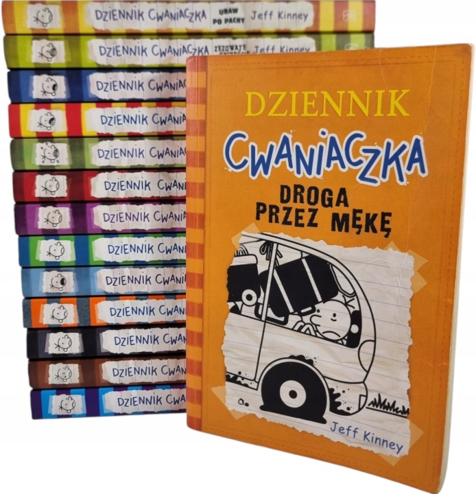 Zdjęcie egzemplarza: Dziennik Cwaniaczka / zestaw 14 książek / Jeff Kinney lit. młodzieżowa