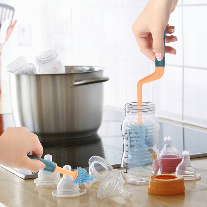 BABY пляшка BRUSH силіконовий 3 шт. невикористані божевільний — фото 14