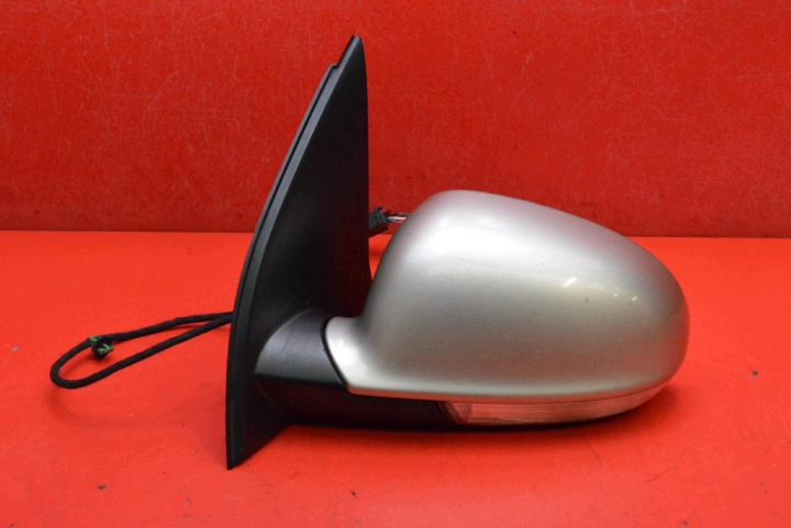 mirror left silver EU 1K2857501CB VW GOLF 5 V 03-09 6 PIN