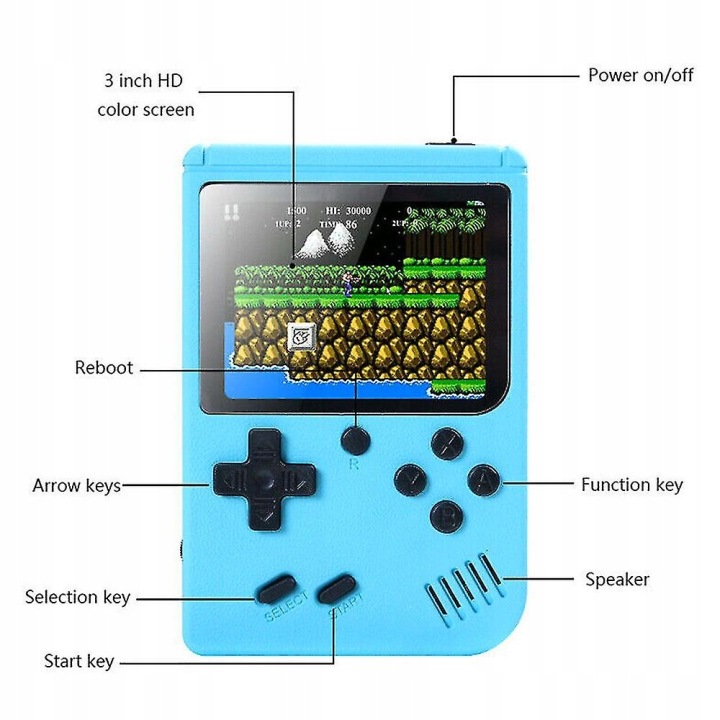 GAME BOY портативна Консоль 500 ігор відео Pegasus подарунок на день народження — фото 4