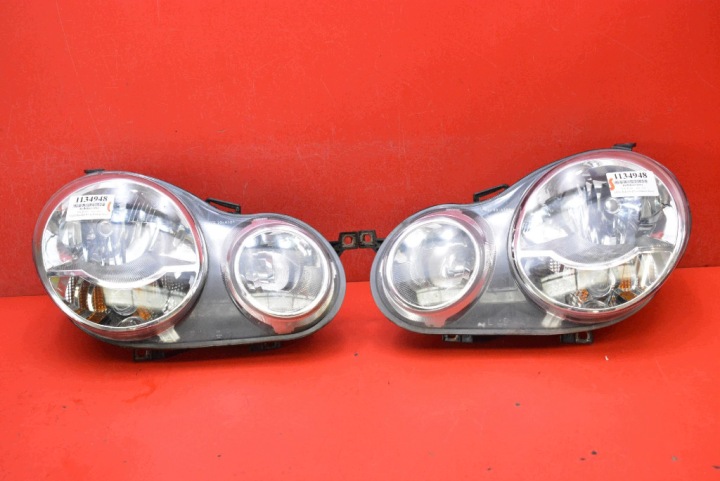 head lights front front KOMPLET EU VW POLO 4 IV 9N 01-05