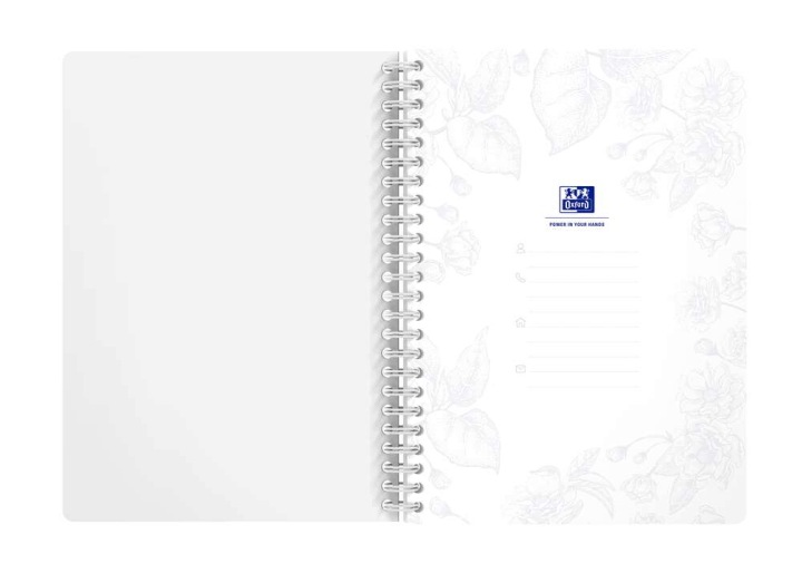 Зошит на спіралі OXF ROMANCE A5 60K.клітинка -!- — фото 9