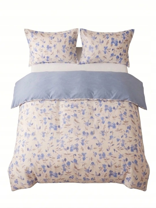 Sada Povlečení 100% Bavlna Velikost 160X200 2 Povlečení 70X80 Květiny