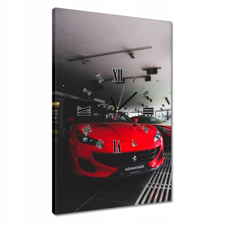 Hodiny 40x60 Auto Ferrari Auto