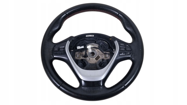BMW F20 SERII 1 (A) Volant Cuir, en cuir Rouge NIC LADNA