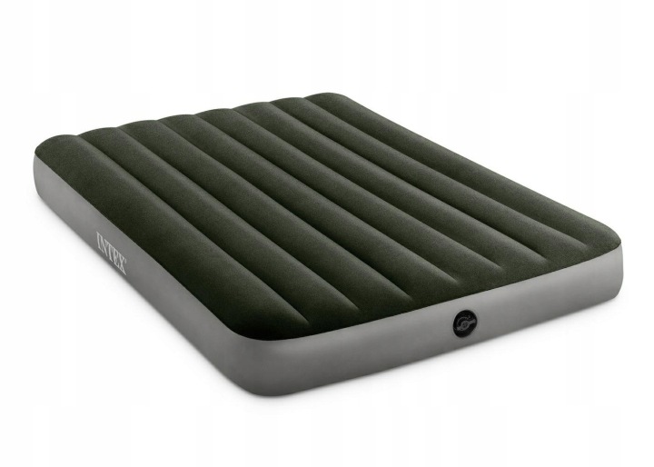 MATERAC DMUCHANY INTEX ŁÓŻKO DWUOSOBOWY WELUROWY