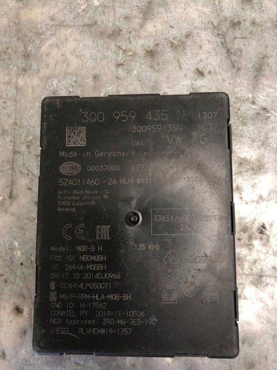 module control unit KESSY KEYLESS VW SKODA AUDI 3Q0959435N