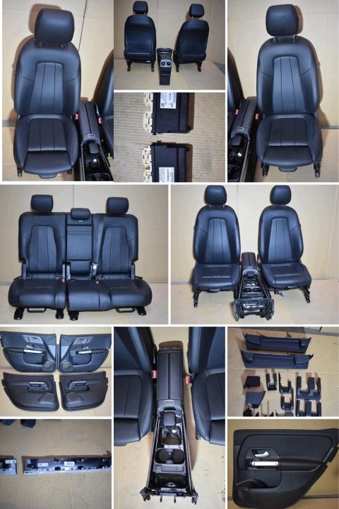 FOTELE KPL. + MODULY GRZANE / elektromos AMBIENTE MERCEDES GLB X247 W247 1