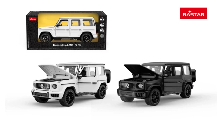 Машинка Металева 1:24 Mercedes AMG G63 Білий RASTAR Rastar