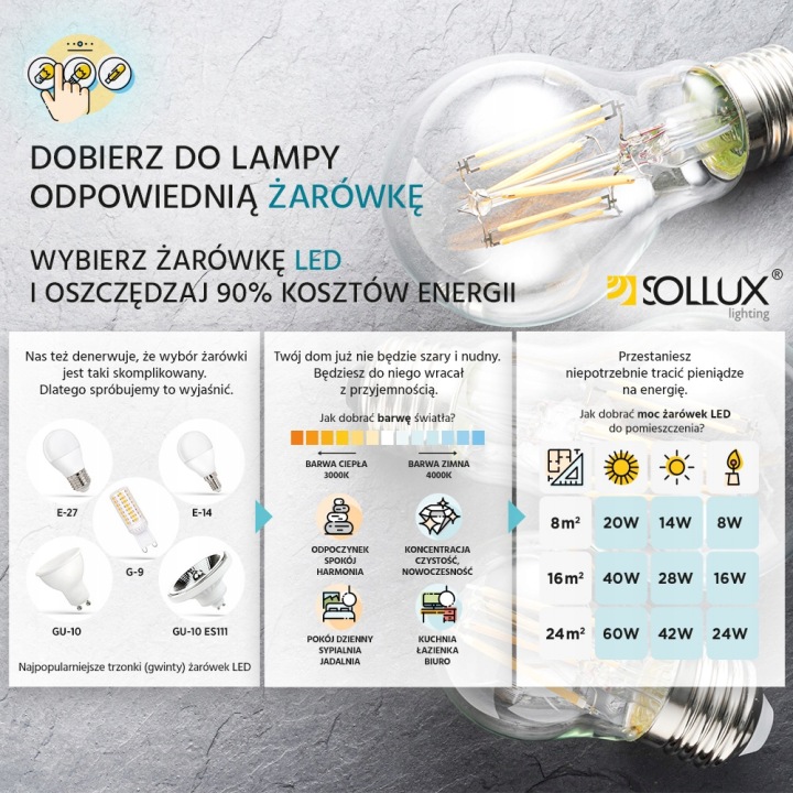 Sollux Lighting Лампа підвісна люстра DIEGO жовта — фото 5