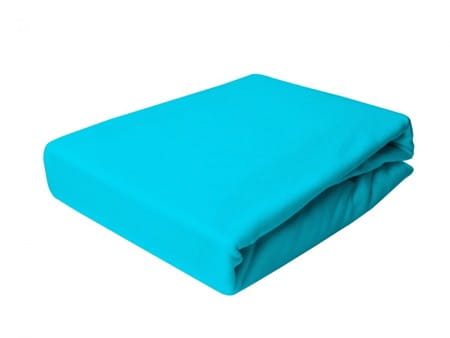 Prostěradlo 200x220 Jeresey s gumičkou, tyrkysové