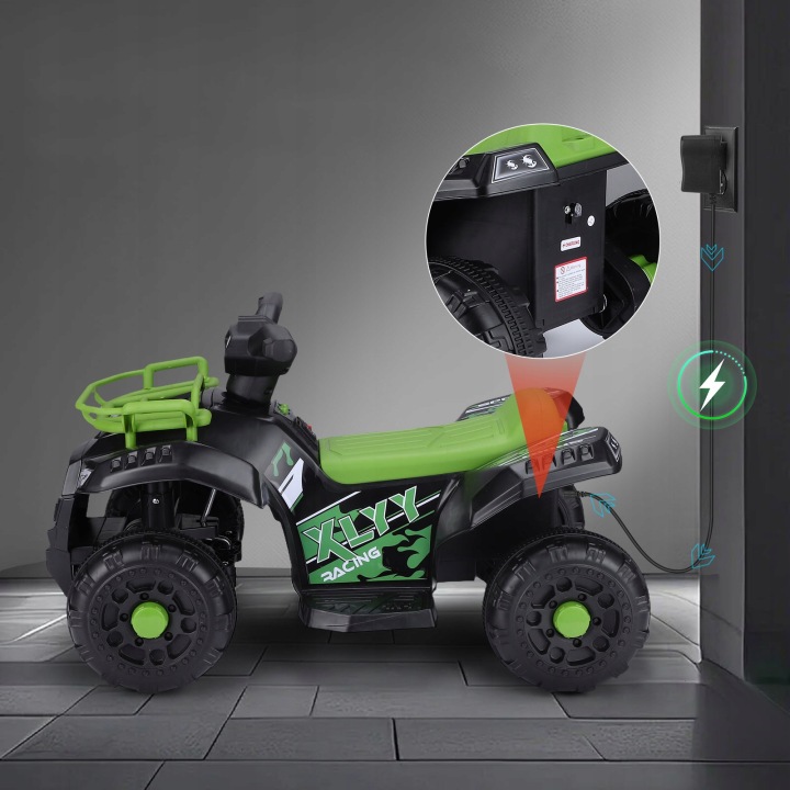 Quad ATV на акумуляторі для дітей, протиковзкі колеса, з музикою — фото 4