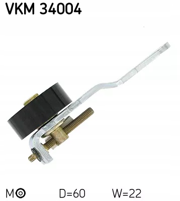 SKF VKM 34004 Напрежение на колана с многостепенен клин 16