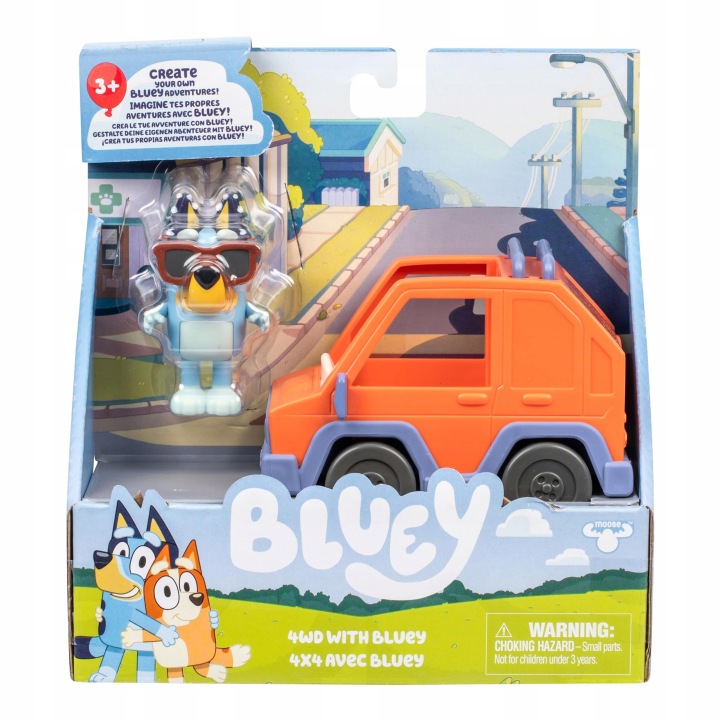 Фігурка BLUEY міні набір авто 18926 (виставковий)