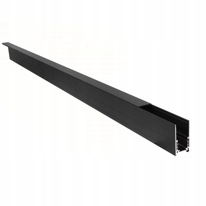Magnetická lišta LL-20B na omítku Černá 100 cm Led 48V