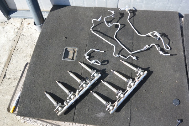 Rampe injection Tuyaux Carburant MERCEDES ML GL W166 X166 KPL OM278 4.7 V8