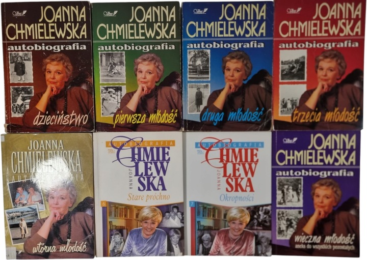 Zdjęcie egzemplarza: Joanna Chmielewska / Autobiografia / zestaw 8 książek