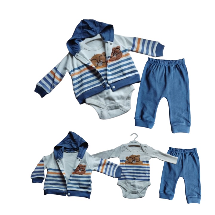 Komplet dres niemowlęcy bluza body spodnie — zdjęcie 8