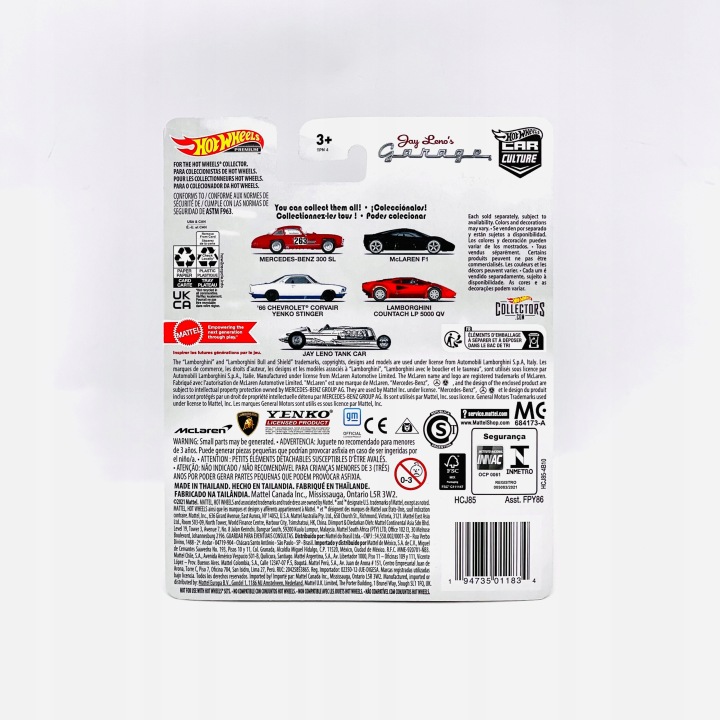 HOT WHEELS преміум CAR JAY LENO TANK CAR машинка — фото 6