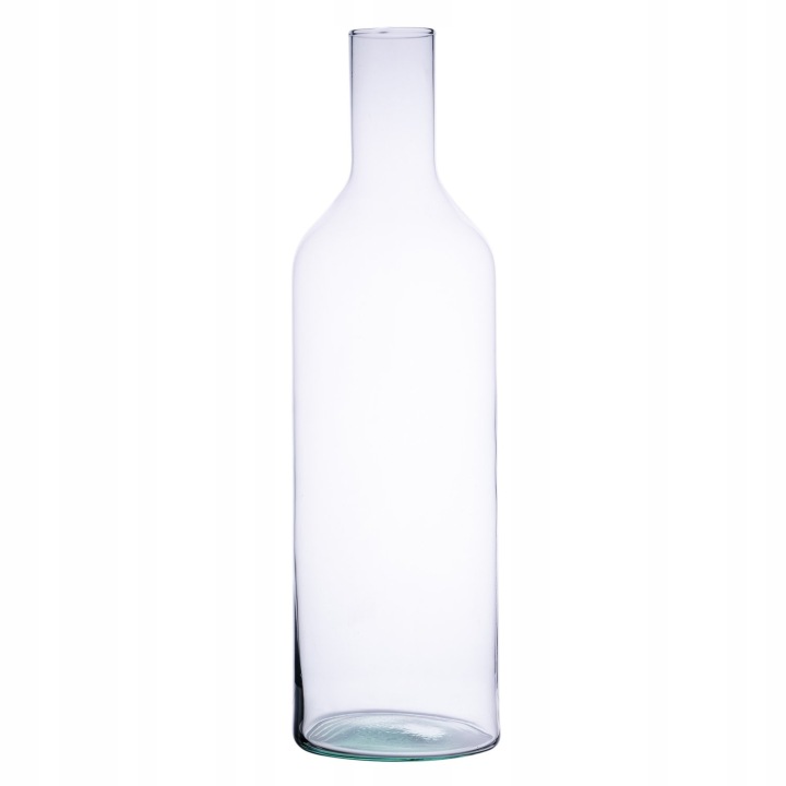 Skleněná váza láhev 53 cm Premium ručně foukaná 53 x 15