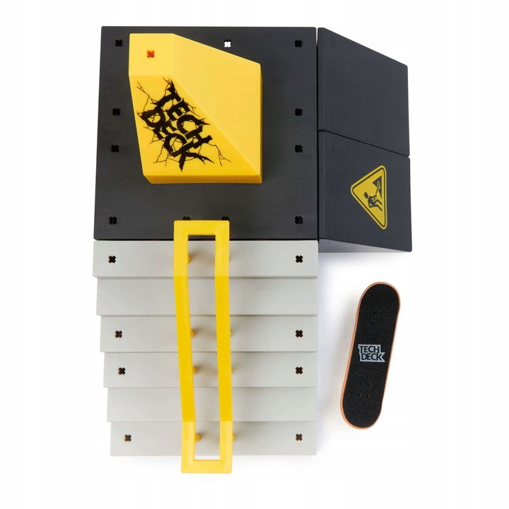 RAMPA FINGERBOARD RAIL PYRAMID SHREDDER TECH DECK Model Xconnect skate zone