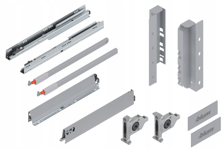 Blum Tandembox 450 Šuplík střední C Šedá 65 kg