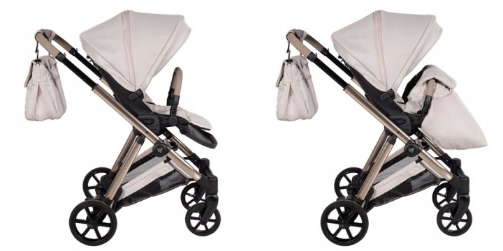 Junama Ellegante Візок 4 в 1 з базою Isofix і кріслом COSMO | 02 Бежевий — фото 10
