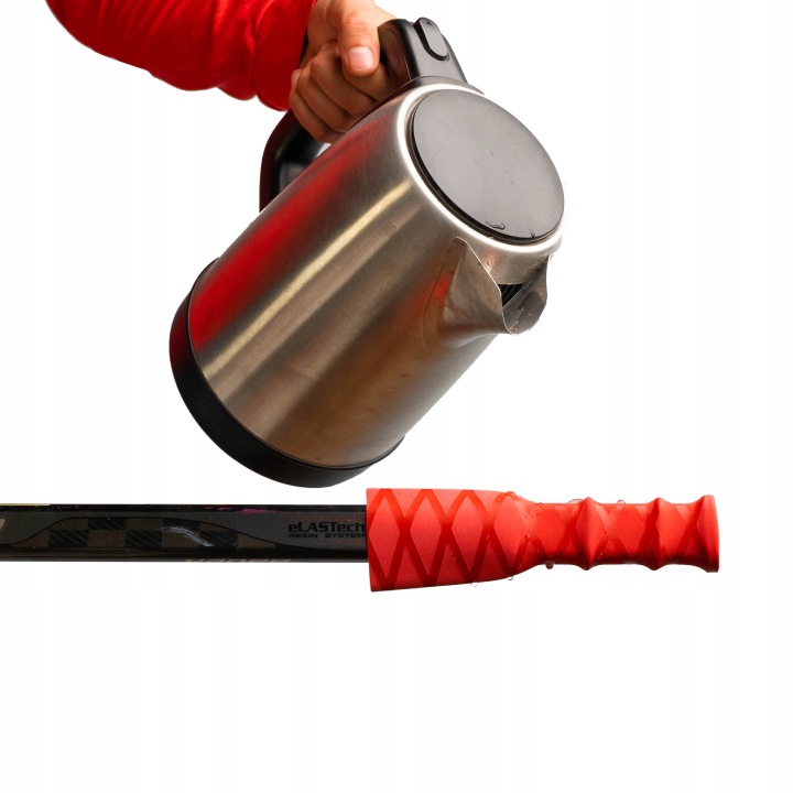 RocketGrip Наконечник RocketGrip Гумовий Ультра Grip, червоно-чорний, Дитячий-Jun — фото 3