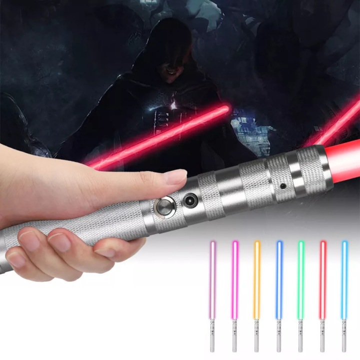 Меч світловий для дітей LED 7 кольорів зі звуком Для star wars, пластик — фото 2
