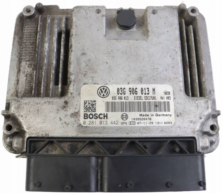 SKODA FABIA II MK2 Computer Bedienteil DES MOTORS 1.9 TDI 03G906013M 0281013442