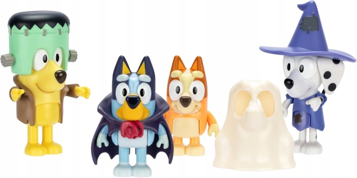 BLUEY хелловін BLUEY, бінго, CHLOE, LUCKY набір 4 фігурок +3 роки — фото 5