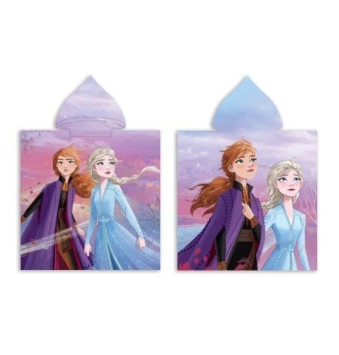 Рушник пончо 55x110 см FROZEN крижане серце