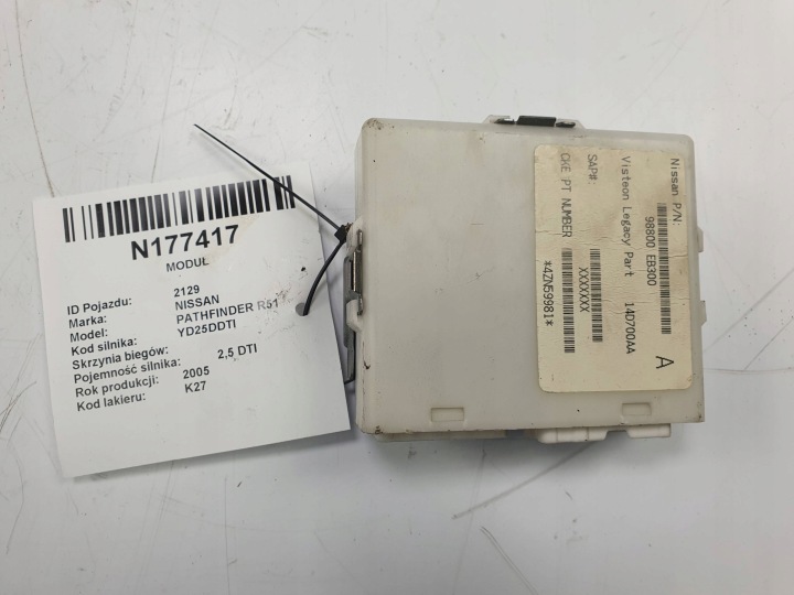 module of the parking PDC 98800EB300 NISSAN PATHFINDER R51