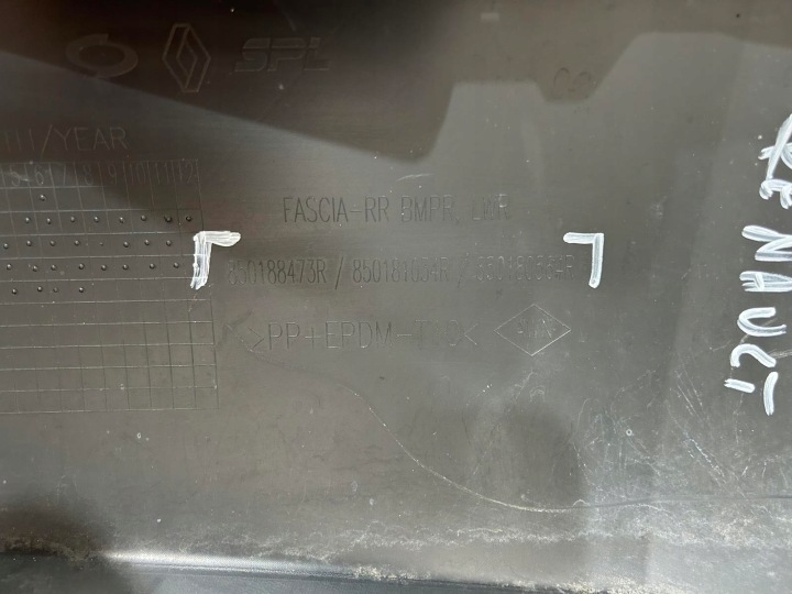 RENAULT KOLEOS 2 II LIFT 20- SPOILER DEFENDER DYPUZOR 12
