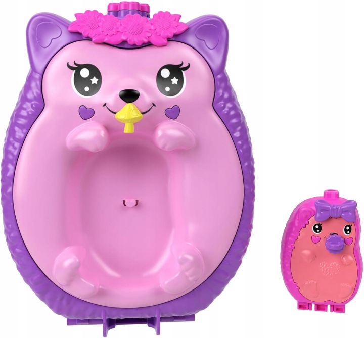 POLLY POCKET компактна сумочка їжачки 2 мініляльки + аксесуари JBJ91 — фото 2